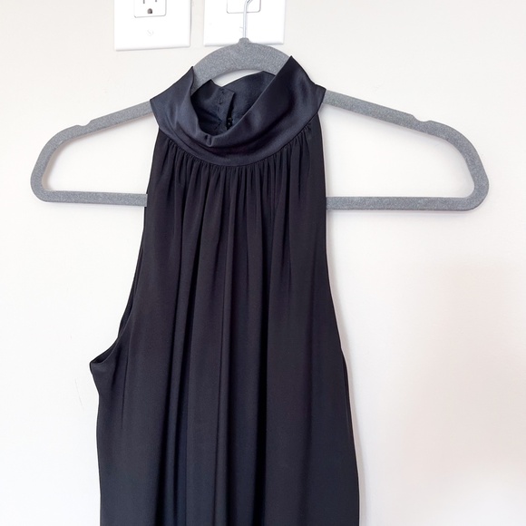 Lauren Ralph Lauren Little Black Dress Mock Neck Sleeveless Short Mini Party 8 - Picture 13 of 13